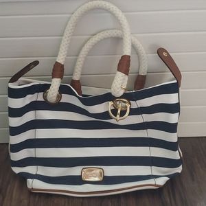 Michael Kors Marina Striped Purse